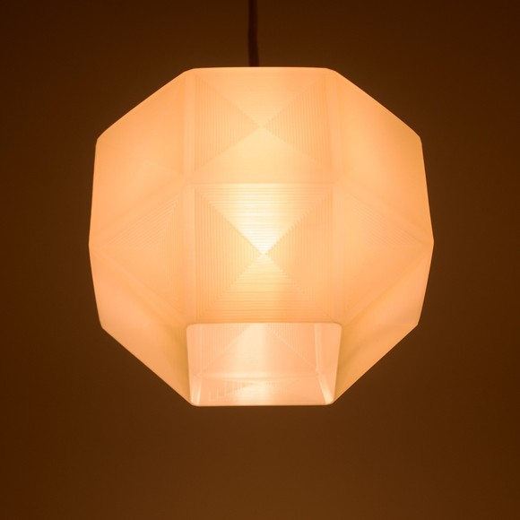 3DPPA Tessera Lamp Shade | Home Decor | Gift Idea | Geometric | Pendant Lighting - Picture 6 of 9